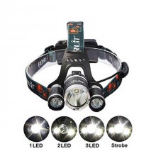 Налобный фонарь LED мощный Lumen BL 3000 T6  XPE Черный