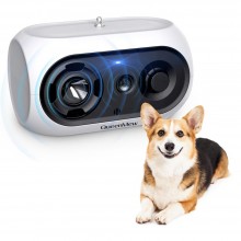 Ультразвуковое устройство против лая собак QueenMew K2 Bubbacare комбинированное White-Black