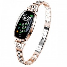 Фитнес Браслет-Умные часы Bluetooth Smart Victory Band H8 счетчик калорий тонометр Золотой