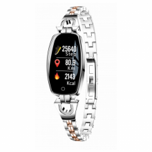 Фитнес Браслет-Умный часы Bluetooth Smart Victory Band H8 счетчик калорий тонометр Серебристый