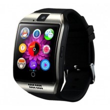 Смарт-часы Умный часы-телефон Smart Watch Q18 +камера+МР3 плеер+диктофон+ соцсети Black