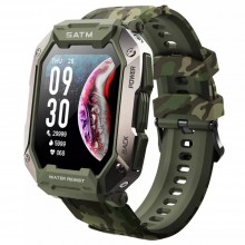 Смарт часы Умный браслет Smart Sports Can Pro Plus Мужские 2 ремешка 24 спорт режима Пульсометр Тонометр Сброс звонка Khaki-Camouflage