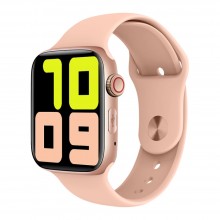 Часы-телефон Смарт-часы Smart Watch Conversation 6 Sim-карта Bluetooth Сообщения Пульсометр Диктофон Gold + Pink 