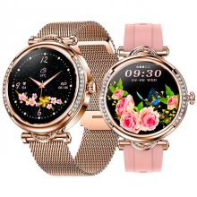 Смарт часы Smart Caring Fashion Vip Женские 2 ремешка Gold Смарт часы Smart Caring Fashion Vip Женские 2 ремешка Gold