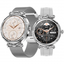 Смарт часы Smart Caring Fashion Vip Женские 2 ремешка Silver Смарт часы Smart Caring Fashion Vip Женские 2 ремешка Silver
