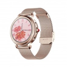 Смарт часы Умный браслет Smart Caring Fashion Plus Женские Прием звонков 2 Ремешка Пульсометр Счетчик калорий Шагомер Gold