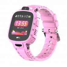 Детские часы-телефон Умные водонепроницаемые Smart Daily Telephone 26 GPS (WIFI Edition) с прослушкой Pink
