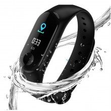 Фитнес браслет умный  Smart Band M3 Sports Bluetooth Тонометр Black