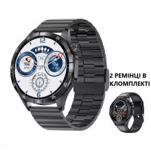 Смарт часы Smart GT Microwear Max Мужские 2 Ремешка Black Смарт часы Smart GT Microwear Max Мужские 2 Ремешка Black