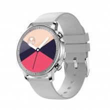 Смарт часы Умные часы Smart Intellectuai Watch V23 Pro 2021  Женские Тонометр Пульсометр Зброс звонка Grey+Silver
