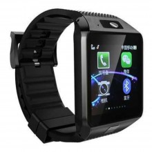 Смарт-часы Умный часы-телефон Smart Watch DZ09 +камера+МР3 плеер+диктофон+ соцсети Black 