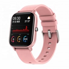 Смарт часы Умные часы Smart Sport Watch Pro 9 Женские Телефон-Bluetooth Тонометр Пульсометр Уровень кислорода в крови Погода Pink