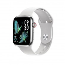 Смарт часы Умные часы Smart Improve Worth 8 Приём звонка 2 Ремешка Вращающая кнопка Бесконтактная зарядка Счетчик калорий Silver