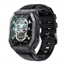 Смарт часы Умный браслет Smart Sports King MAX Pro Мужские Приём звонка 19 спорт режима Пульсометр Тонометр Black