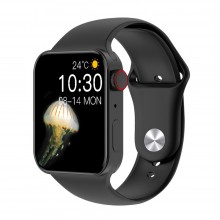 Смарт часы Умные часы Smart Nice 7 Pro Прием звонка Сообщания Вращающая кнопка Бесконтактная зарядка Тонометр Счетчик калорий Black