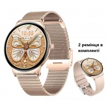 Смарт часы Smart Value Vision Pro Женские Прием звонков 2 Ремешка Gold Смарт часы Smart Value Vision Pro Женские Прием звонков 2 Ремешка Gold