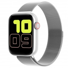 Смарт часы Умные часы Smart Walk Watch 5 Pro 2 ремешка Сброс звонка Тонометр Шагомер Калорий Погода Silver