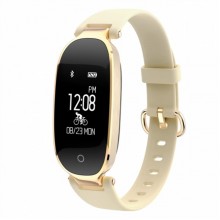 Фитнес Браслет  Умные часы Smart Victory Band S3 Женские Тонометр Счетчик калорий Gold 
