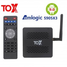 Смарт ТВ Приставка TOX1 4/32 Гб Amlogic S905X3 Android 9.0 TV Box 1080P Full HD, Ultra HD (4K) WiFi роутер Black Смарт ТВ Приставка TOX1 4/32 Гб Amlogic S905X3 Android 9.0 TV Box 1080P Full HD, Ultra HD (4K) WiFi роутер Black