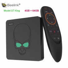 Смарт ТВ Приставка Beelink GT King 4/64 Гб Android 9.0 Amlogic S922X Ядра 2.2 ГГц TV Box 1080P Full HD, Ultra HD (4K) Original Black Смарт ТВ Приставка Beelink GT King 4/64 Гб Android 9.0 Amlogic S922X Ядра 2.2 ГГц TV Box 1080P Full HD, Ultra HD (4K) Original Black