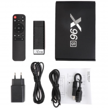 Смарт ТВ Приставка X96S 4/32 Гб Android 9.0 Smart TV Amlogic S905Y2 1080P Full HD Ultra HD 4K 30Hz Original Black Смарт ТВ Приставка X96S 4/32 Гб Android 9.0 Smart TV Amlogic S905Y2 1080P Full HD Ultra HD 4K 30Hz Original Black