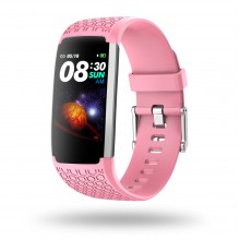 Фитнес Браслет Умные часы HEALTH POP SmartBand 22 Pro Женский Тонометр Уровень кислорода в крови Погода Pink