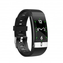 Фитнес браслет Умные часы Smart Energy Sport Pro 66 IP68 Тонометр Термометр ЭКГ Уровень кислорода в крови Black
