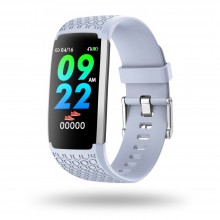Фитнес Браслет Умные часы HEALTH POP SmartBand 22 Pro Тонометр Уровень кислорода в крови Погода Grey