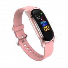 Фитнес Браслет  Умные часы Smart Elegant Bracelet YD8 Pro Женские Тонометр Термометр ЭКГ Уровень кислорода в крови Pink