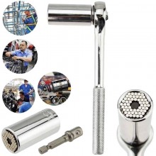 Гаечный ключ универсальный Gator Grip S7-19mm. торцевой трещотка нержавеющая сталь