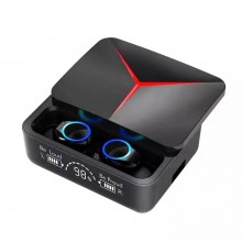 Беспроводные Наушники Вкладыши Вакуумные с LED Экраном M9Pro для геймеров Bluetooth 5.2 Сенсорные Android IOS Mac OS Windows Black