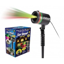 Лазерный проектор - гирлянда на дом  STAR SHOWER Laser Light  праздничное освещение  движущиеся точки
