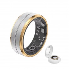Смарт кольцо Smar Ring KDBAO Тонометр Счетчик калорий Gold-Gray Смарт кольцо Smar Ring KDBAO Тонометр Счетчик калорий Gold-Gray