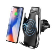 Автомобильный держатель сенсорный Penguin Smart Sensor S5 Qi беспроводная зарядка 10 Вт ИК сенсор Черный
